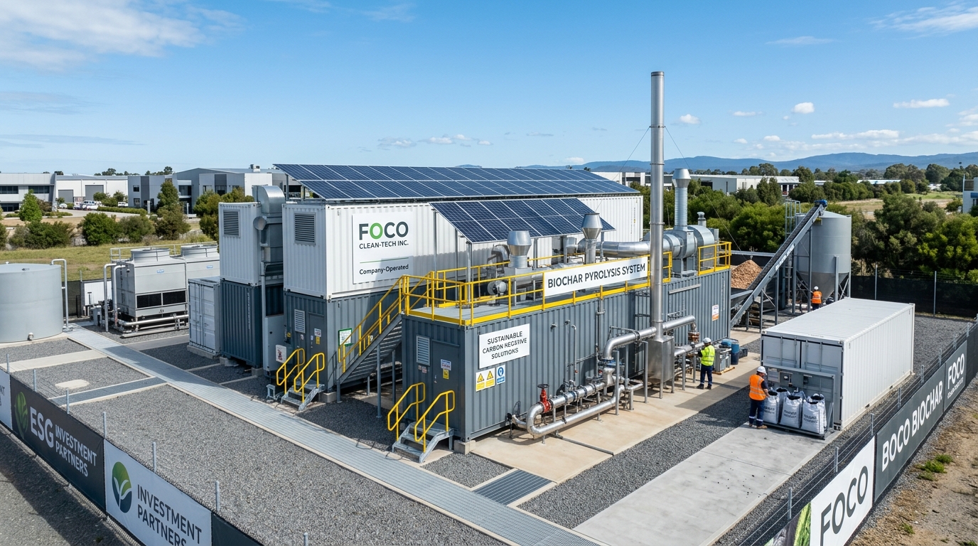 FOCO Modular Biochar Pyrolysis Plant